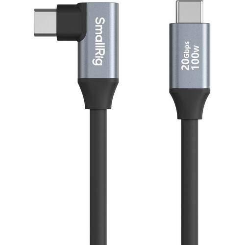 SmallRig USB-C Straight-to-Right Angled Cable (13.8")