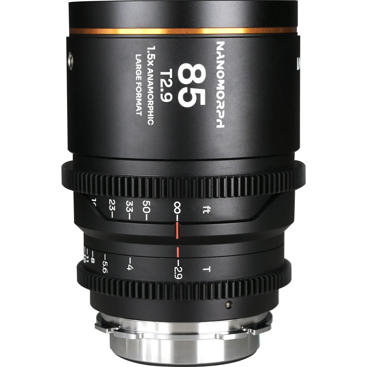 Venus Optics Laowa Nanomorph 85mm T2.9 1.5x LF Anamorphic Lens (ARRI PL & Canon EF, Amber Flare)