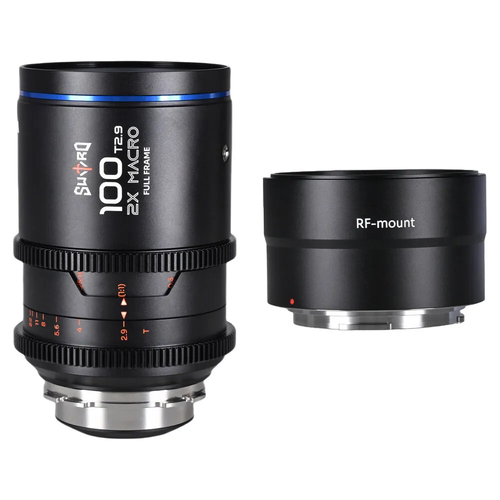Venus Optics Laowa Sword 100mm T2.9 2x Macro Cine Lens and Mount Adapter Kit (ARRI PL/Canon RF)