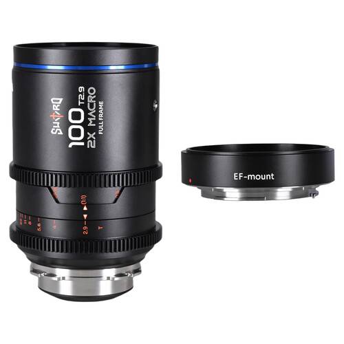 Venus Optics Laowa Sword 100mm T2.9 2x Macro Cine Lens and Mount Adapter Kit (ARRI PL/Canon EF)