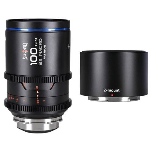 Venus Optics Laowa Sword 100mm T2.9 2x Macro Cine Lens and Mount Adapter Kit (ARRI PL/Nikon Z)