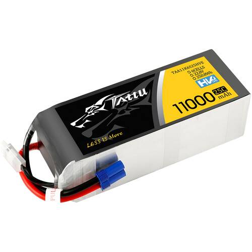 Tattu G-Tech 6-Cell 22.8V LiPo Battery with EC5 Plug (11000mAh)