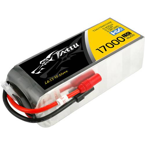 Tattu G-Tech 6-Cell 22.8V LiPo Battery (17000mAh, AS150 + XT150)