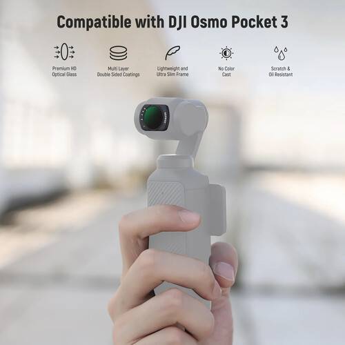 Neewer VND Filter Kit for DJI Osmo Pocket 3 (ND2-32 &amp; ND64-512)