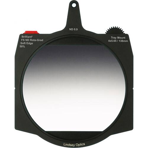Lindsey Optics Rota-Grad FSND Graduated ND Soft Edge Filter (4 x 5.65", 3-Stop)