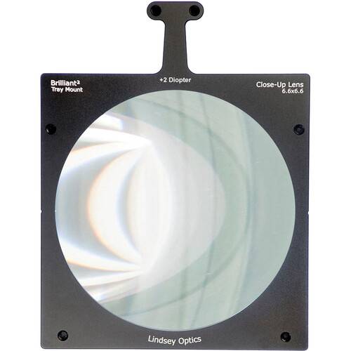Lindsey Optics Brilliant² 6.6 x 6.6" Diopter Tray Mount Close-Up Lens (2)