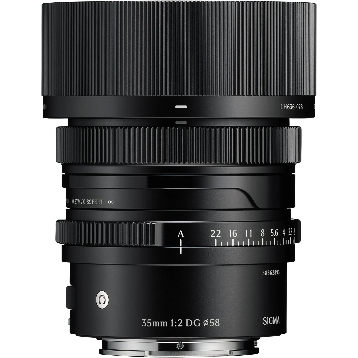 Sigma 35mm f/2 DG Contemporary Lens (Sony E, Black)