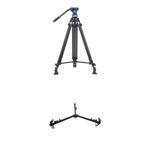 Sirui SH25 Aluminum Video Tripod System with DT-06 Dolly