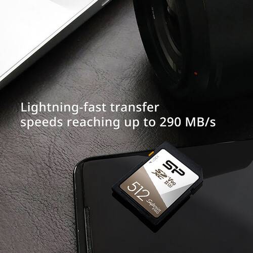 Silicon Power 512GB Superior Pro UHS-II SDXC Memory Card