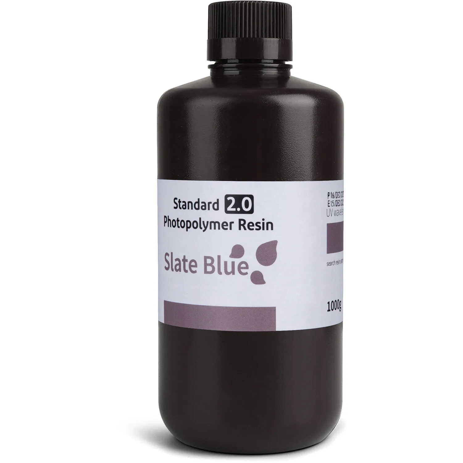 ELEGOO Standard Resin V2.0 (1kg Bottle, Slate Blue)