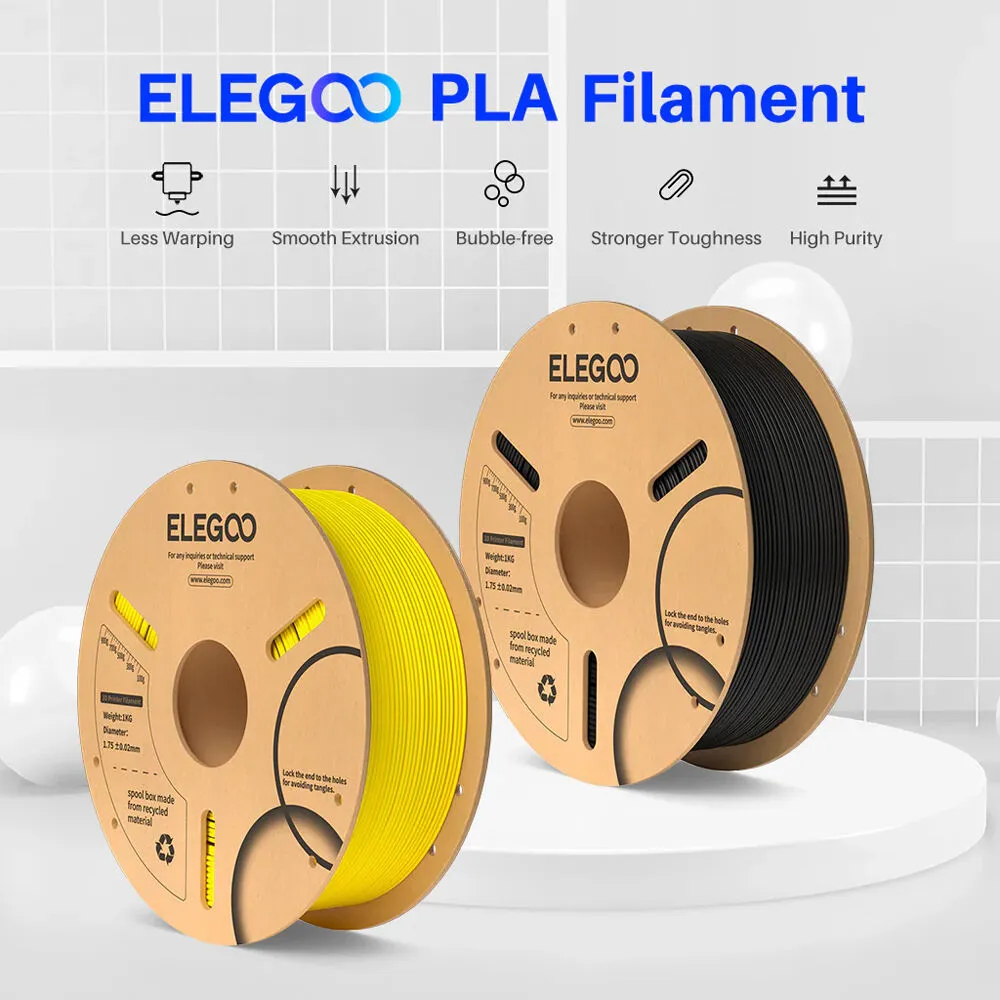 ELEGOO 1.75mm Basic PLA Filament (2.2 lb, Beige)
