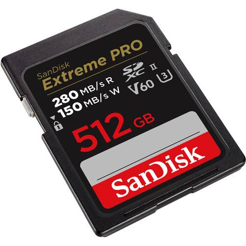 SanDisk 512GB Extreme PRO UHS-II SDXC Memory Card (5-Pack)
