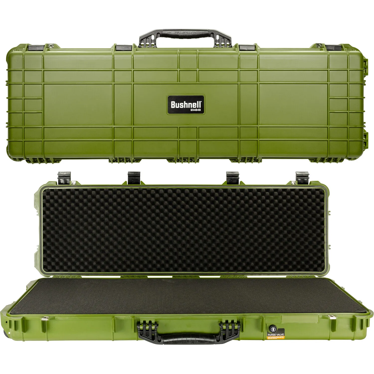 RAGAR Roller Hard Rifle Case with Foam (38", Green)