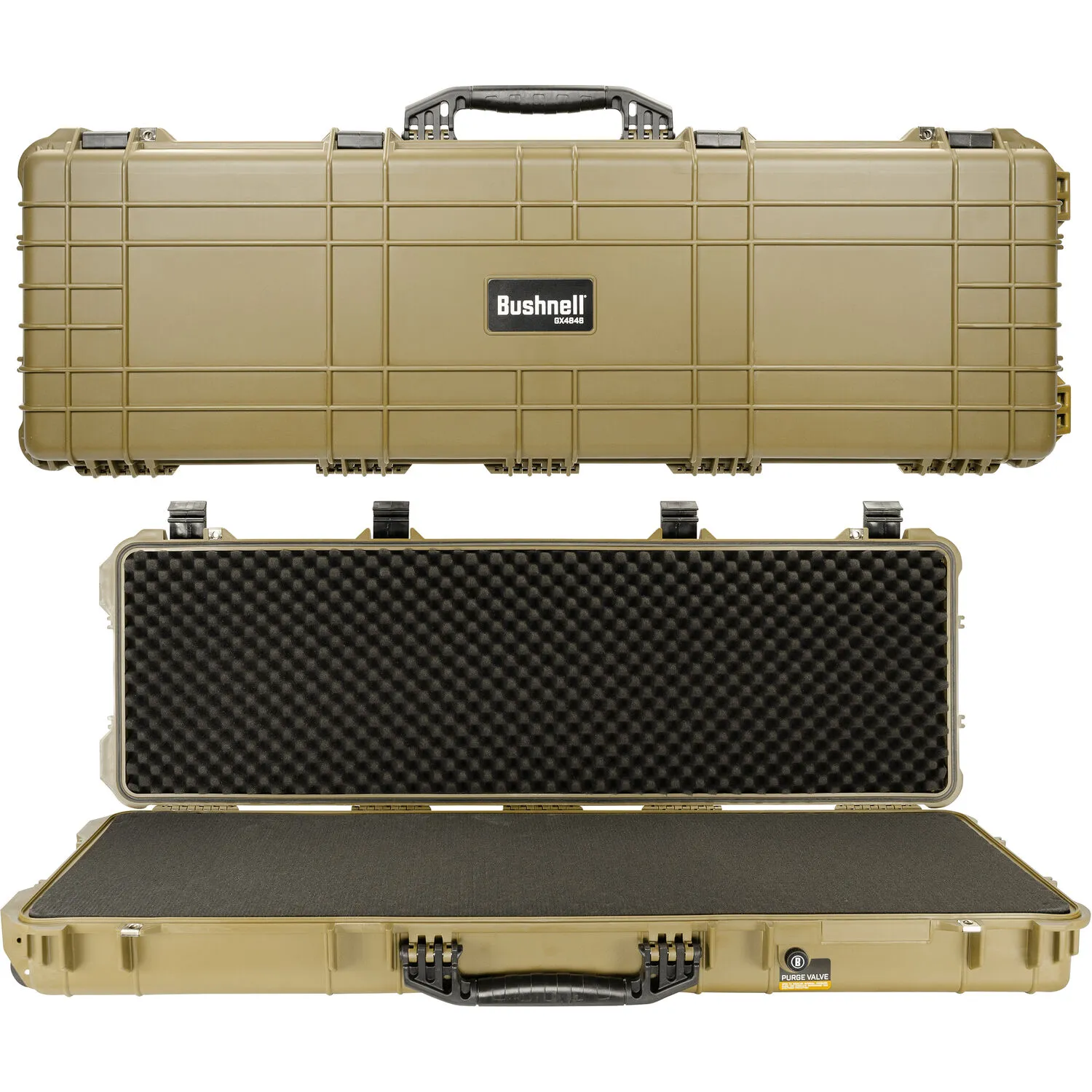 RAGAR Roller Hard Rifle Case with Foam (48", Tan)