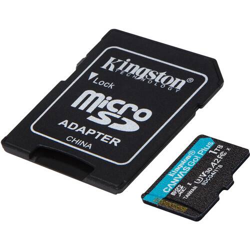 Kingston 1TB Canvas Go! Plus UHS-I microSDXC Card with SD Adapter