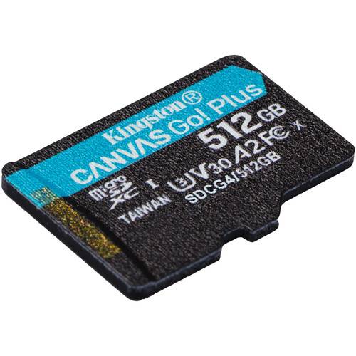 Kingston 512GB Canvas Go! Plus UHS-I microSDXC Memory Card