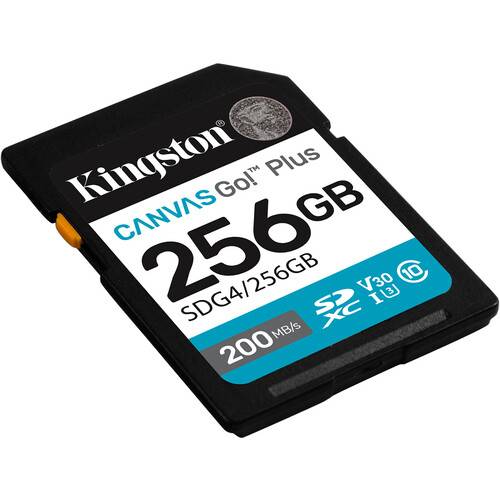 Kingston 256GB Canvas Go! Plus UHS-I SDXC Memory Card