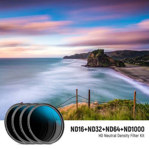 Neewer HD ND 4-Filter Set with Cleaner Kit (67mm)