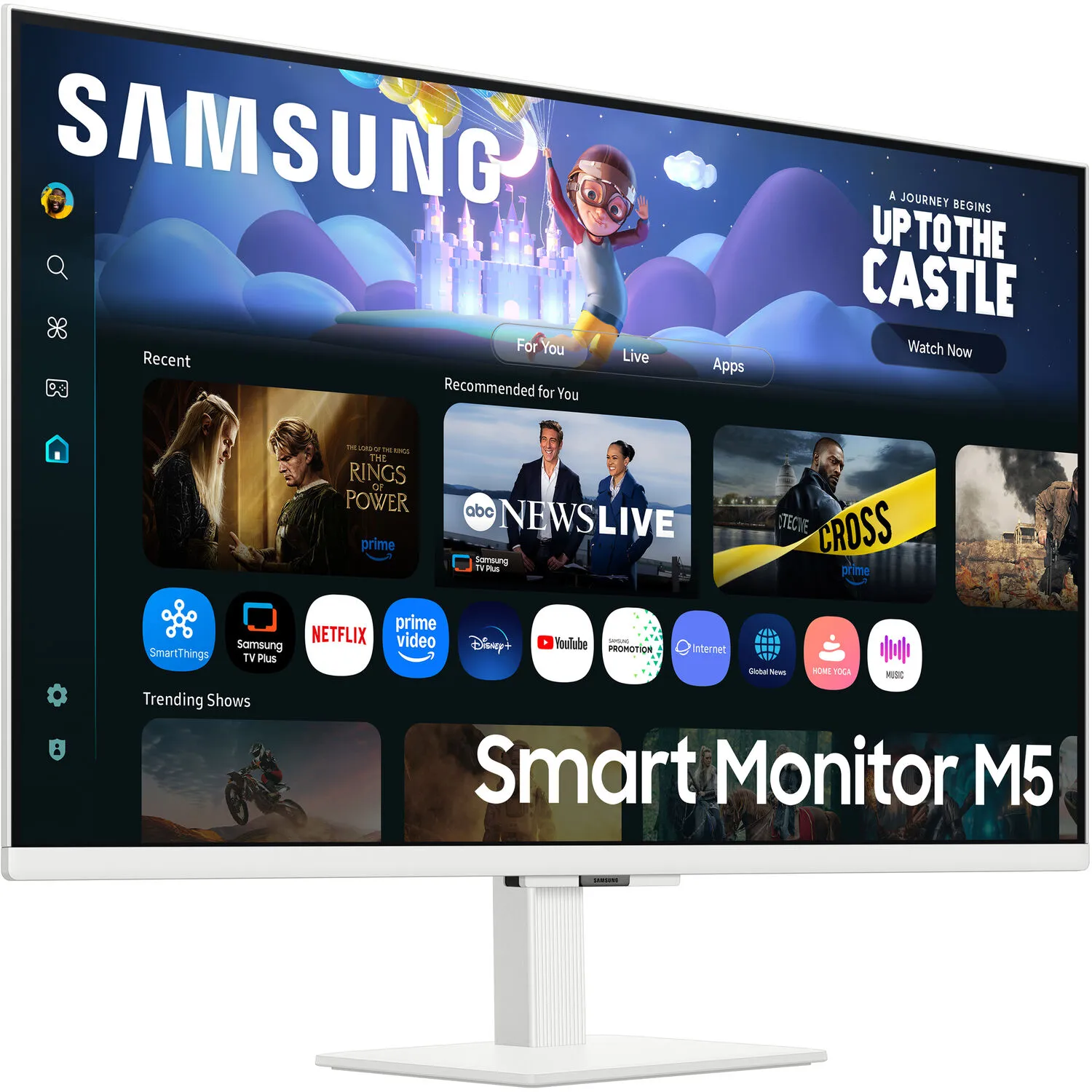 Samsung M5 M50F 32" HDR Smart Monitor (White)