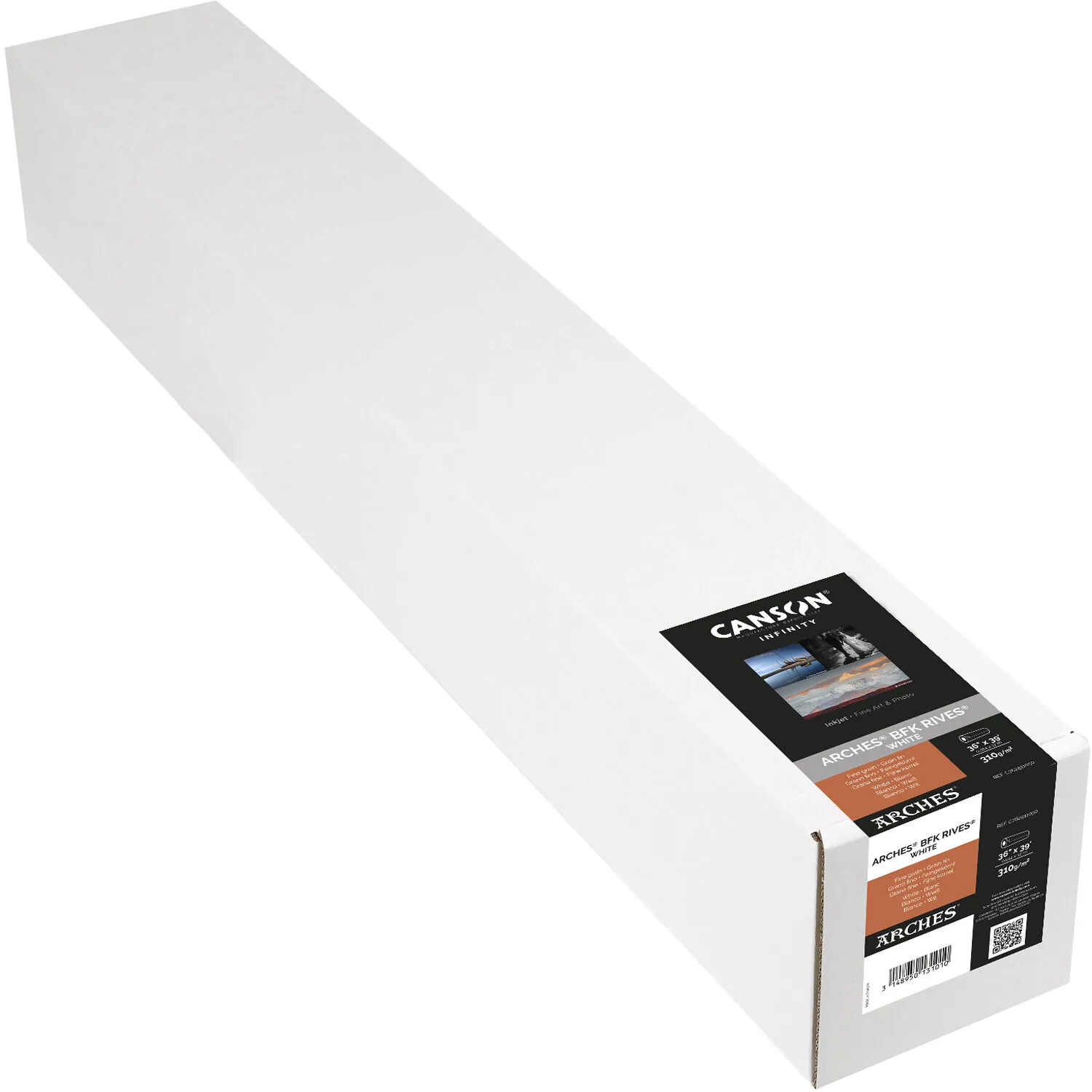 Canson Infinity ARCHES BFK RIVES Pure White Paper (36" x 39' Roll)