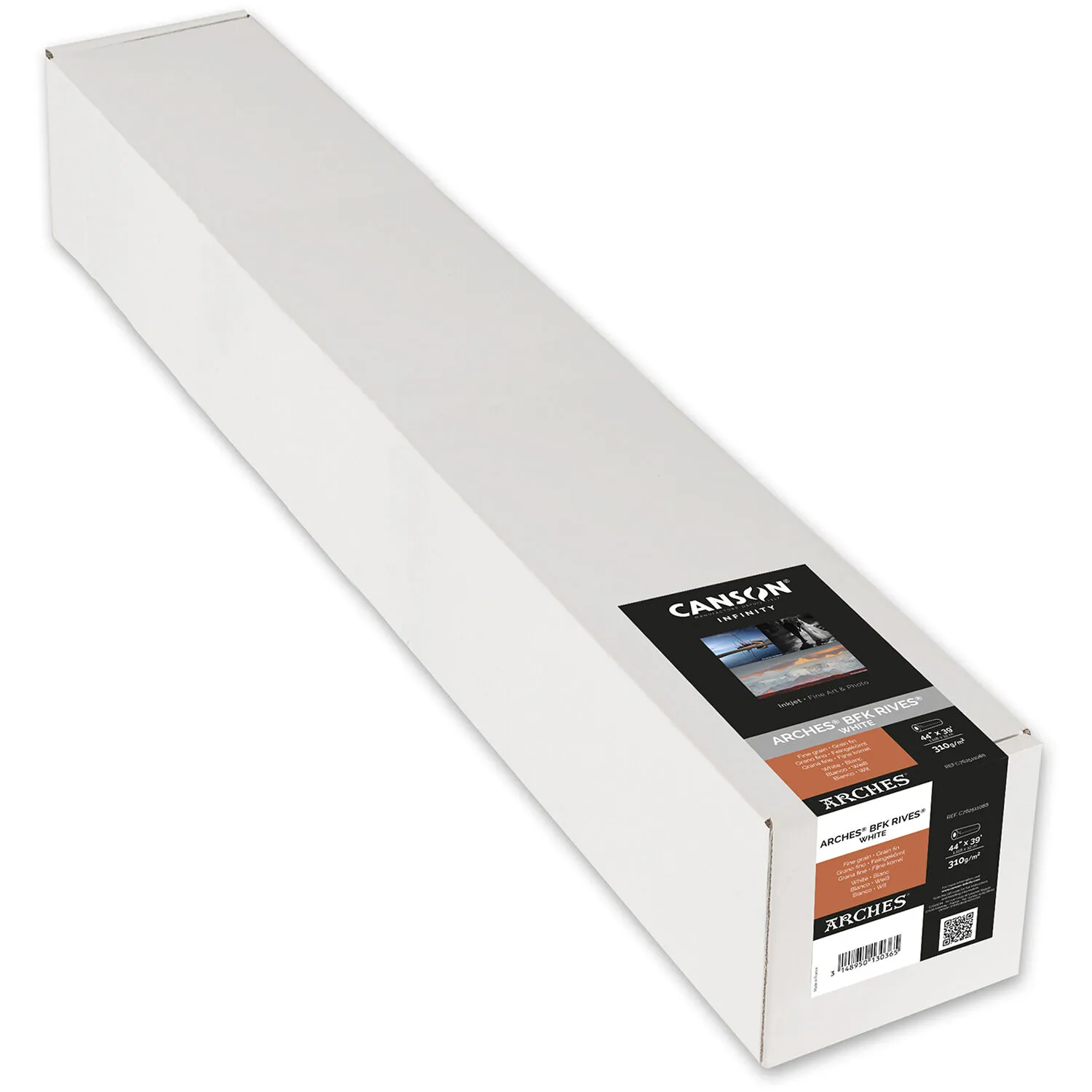 Canson Infinity ARCHES BFK RIVES Pure White Paper (44" x 39' Roll)
