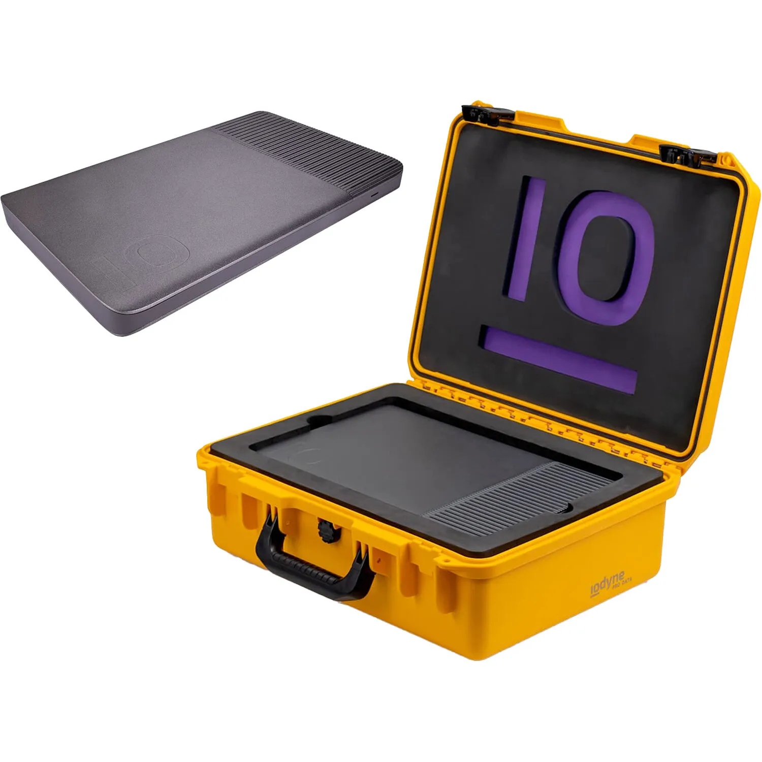 iodyne 24TB Pro Data Fly Kit (Dark Space Gray, Yellow)