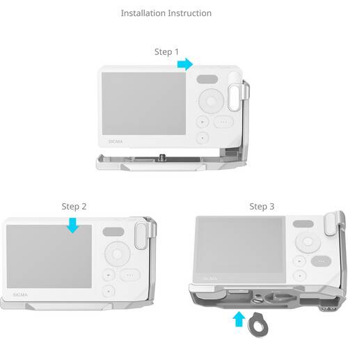 SmallRig L-Shaped Mount Plate with Handle for Sigma BF (Silver)