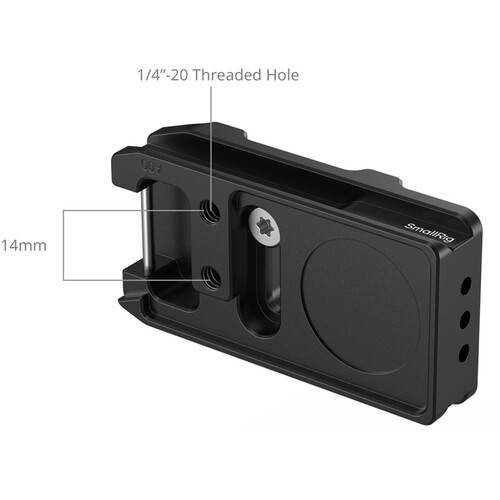 SmallRig Arca-Type Mount Plate with AirTag Compartment for Select Sony Cameras