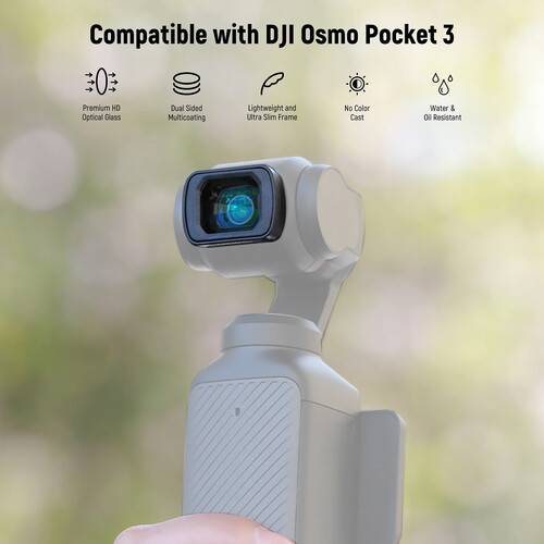 Neewer FL-B09 Filter Set with Wide-Angle Lens for DJI Osmo Pocket 3 (4-Pack)