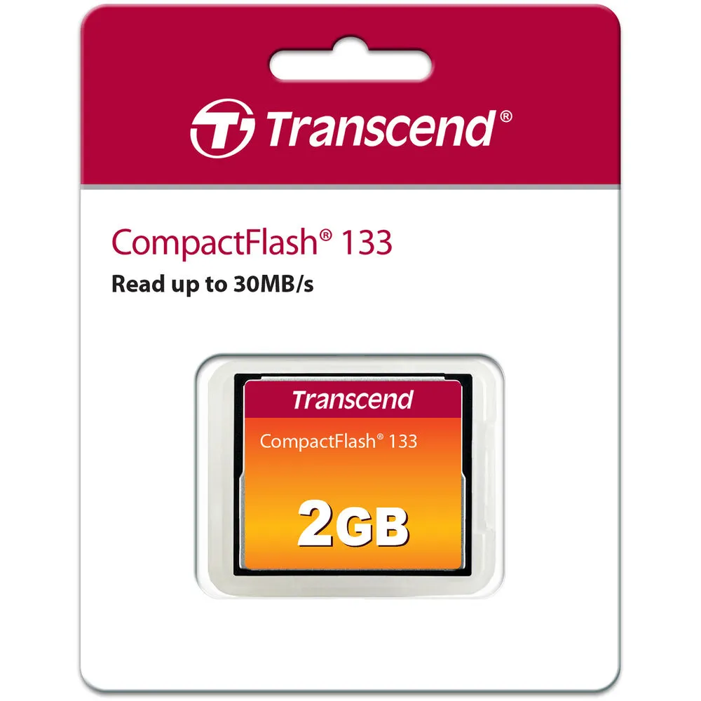 Transcend 2GB 133 UDMA 4 CompactFlash Memory Card