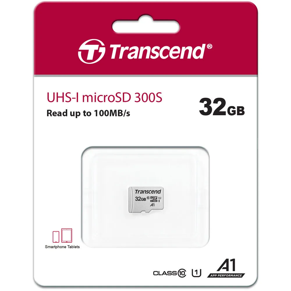 Transcend 32GB 300S UHS-I microSDHC Memory Card