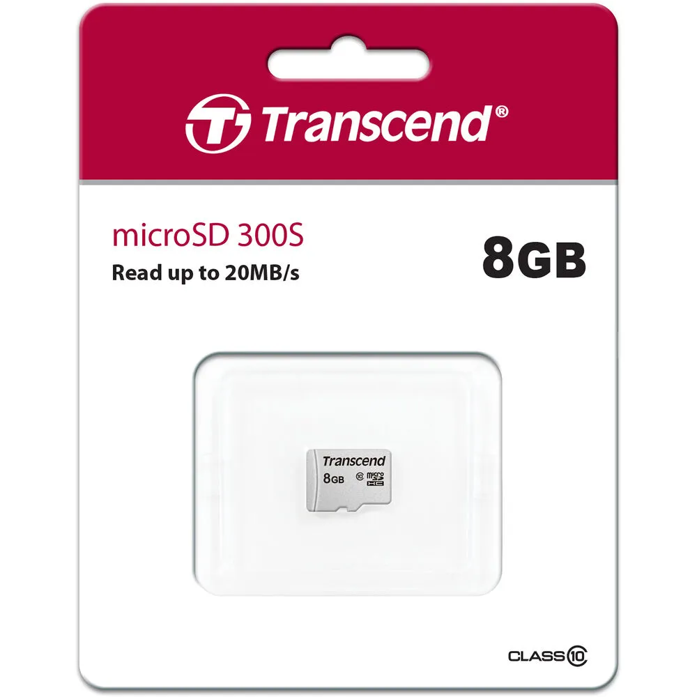 Transcend 8GB 300S UHS-I microSDHC Memory Card