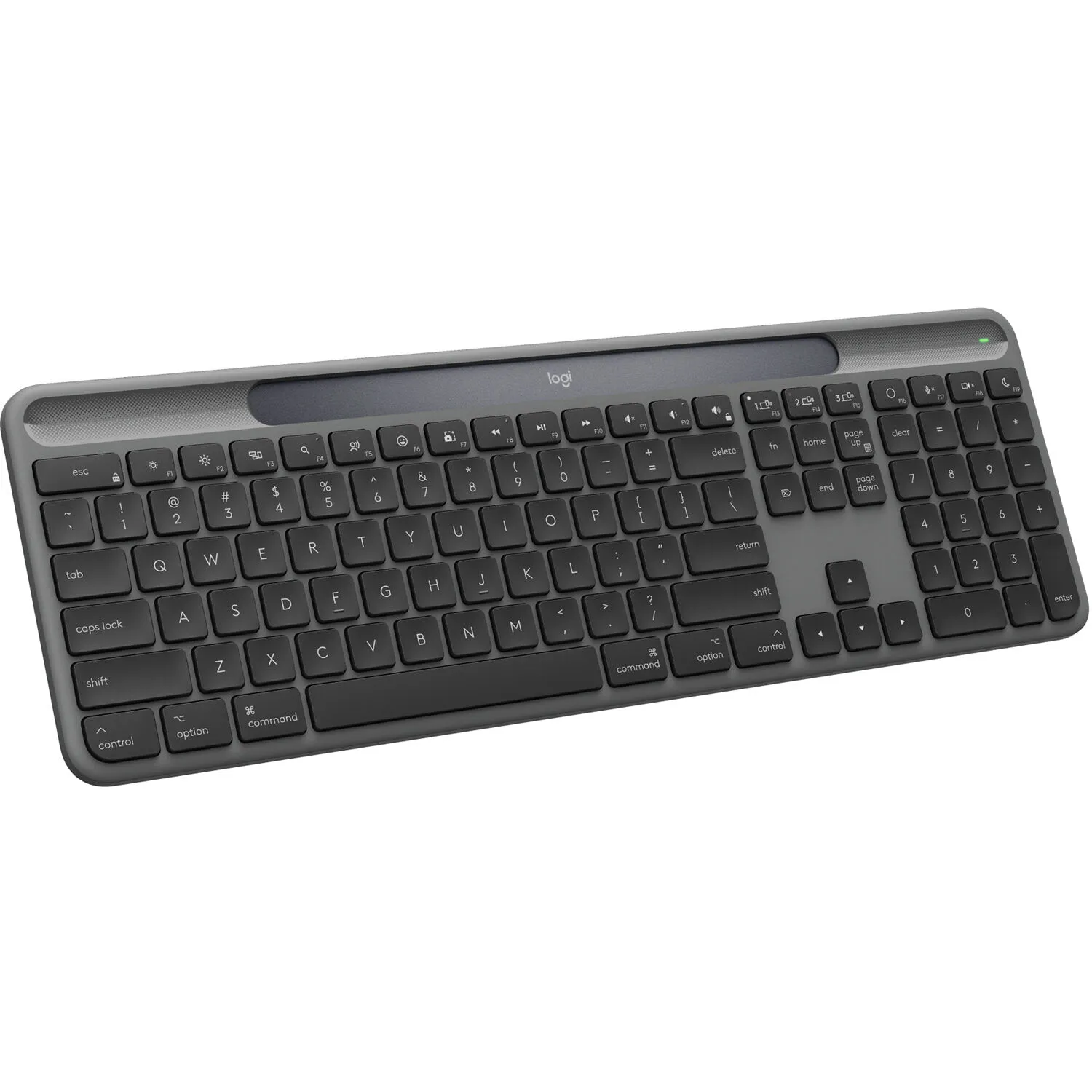 Logitech Signature Slim Solar+ Wireless Keyboard K980 for Mac (Graphite)