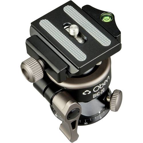Oben BHC-20 Two-Way Ball Head with QR Plate