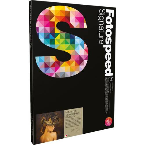 Fotospeed Natural Soft Textured Bright White Inkjet Paper (17" x 39' Roll)