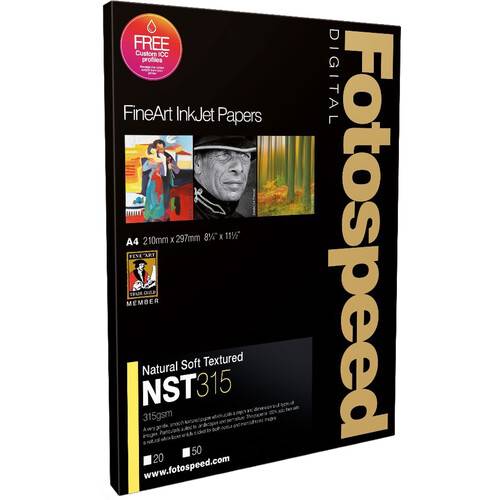 Fotospeed Natural Soft Textured Inkjet Paper (13 x 19", 25 Sheets)