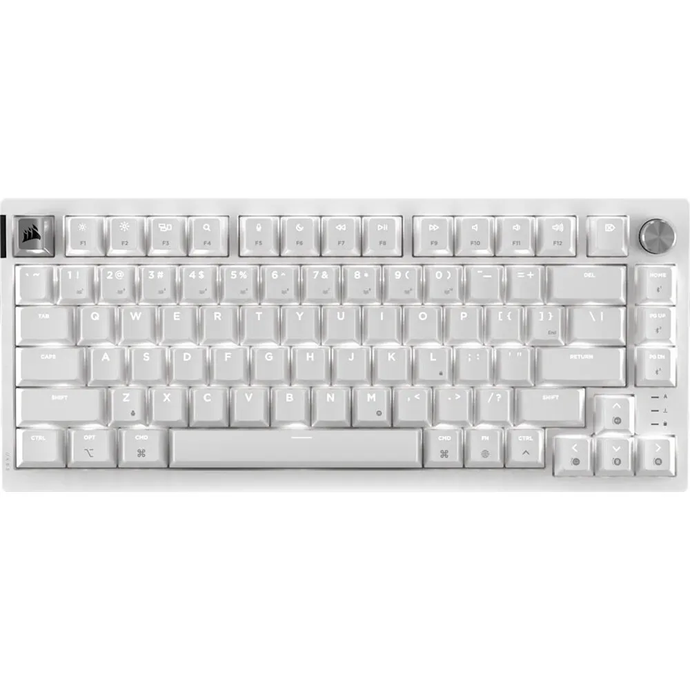 CORSAIR K65 PLUS Wireless Gaming Keyboard (Frost White)