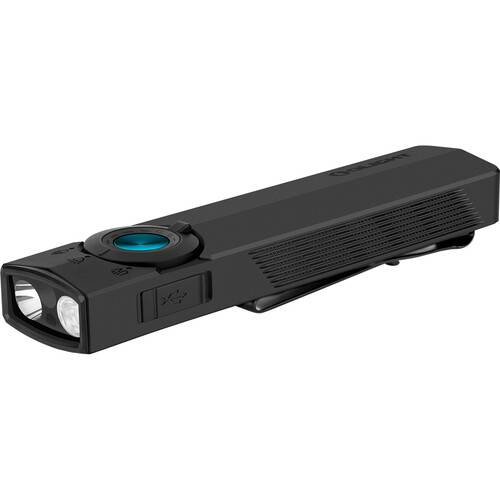 Olight ArkPro Rechargeable Flashlight (Cool White Beam, Matte Black)