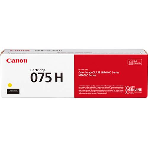 Canon 075 Yellow High-Capacity Toner Cartridge
