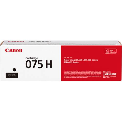Canon 075 Black High-Capacity Toner Cartridge