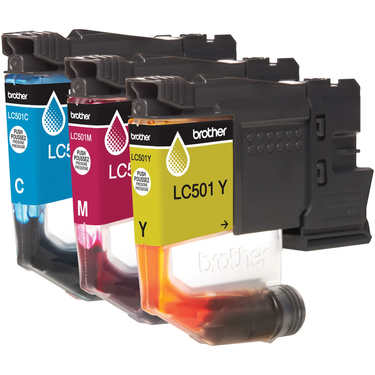 Brother Standard-Yield Triple Pack Ink Cartridges (Cyan, Magenta &amp; Yellow)