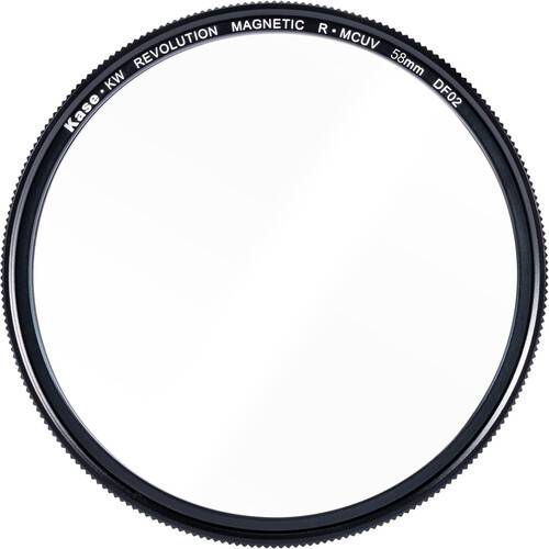 Kase KW Revolution Plus Magnetic R-MCUV Filter with Inlaid Adapter (58mm)