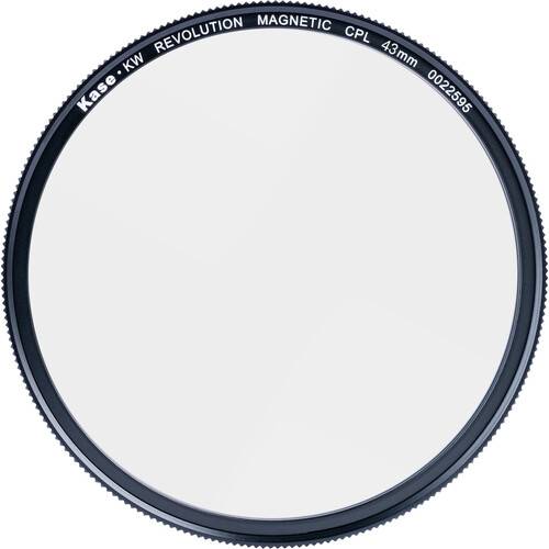 Kase KW Revolution Plus Magnetic CPL Filter (Silver Ring, 43mm)