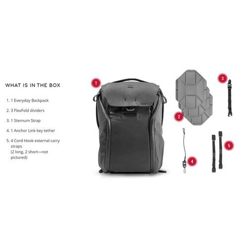 Peak Design Everyday Backpack (Black, 20L)