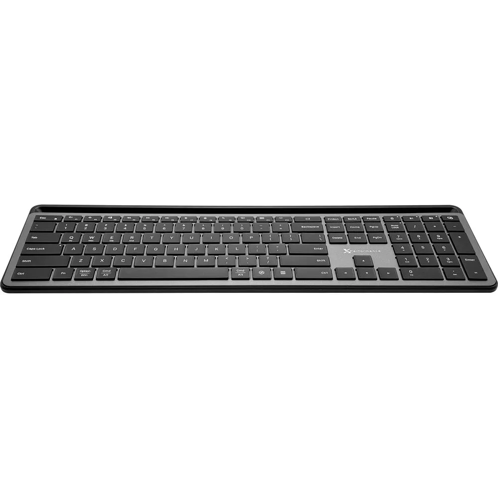 X9 Performance Full-Size Rechargeable Backlit Bluetooth Keyboard (Gray)