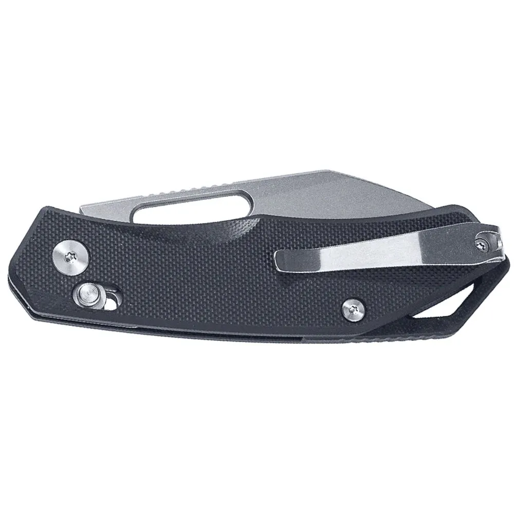 SRM Cub 261M-GB Folding Knife (2.87" Blade, Black Handle)