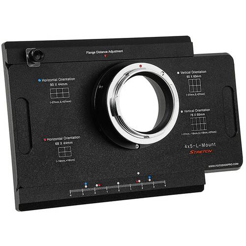 FotodioX Pro Shift/Stitch Adapter for L-Mount Camera to 4 x 5 with Graflok