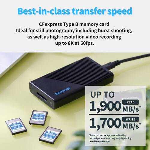 Nextorage 256GB NX-A2SE CFexpress 4.0 Type A Memory Card