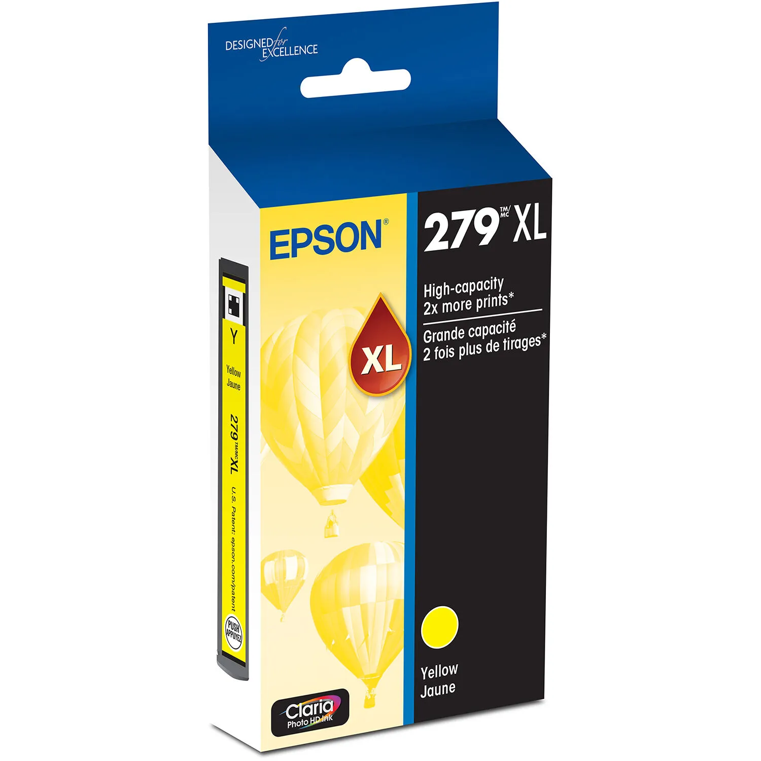 Epson 279XL Claria High Capacity Photo Hi-Definition Ink Cartridge (Yellow)