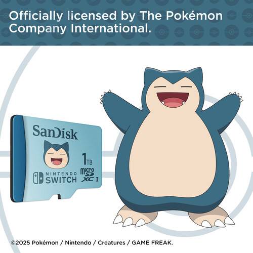 SanDisk 1TB Pokémon UHS-I microSDXC Memory Card
